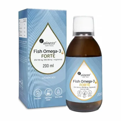 Aliness Fish Omega 3 Forte 50 25 Trój 200ml