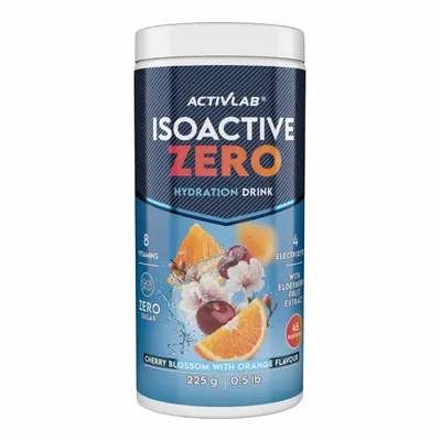 Isoactive Zero - kwiat wiśni z pomarańczą Słój 225 g