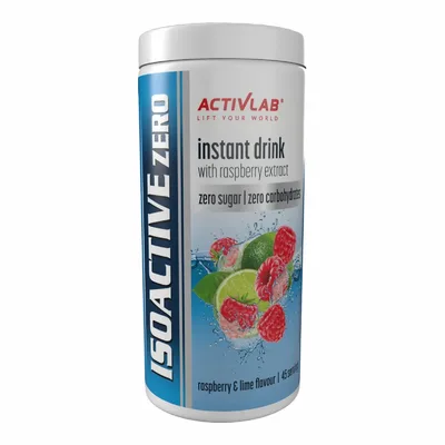 Isoactive Zero - malina - limonka słój 225g
