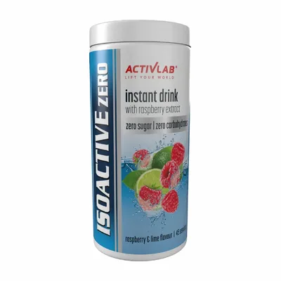 Isoactive Zero - malina - limonka słój 225g