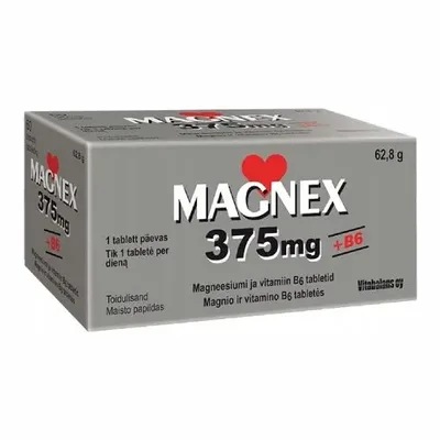 Magnex 375mg +B6 x 200 tabl.