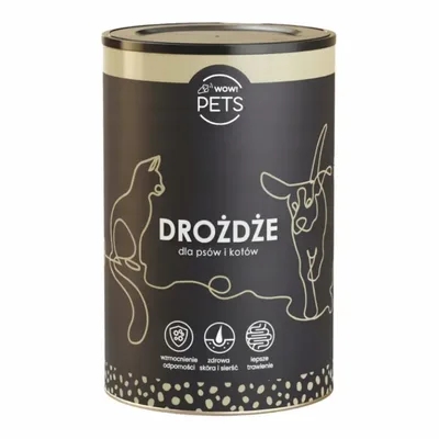 Wow!Pets Drożdże Browarnicze 220g