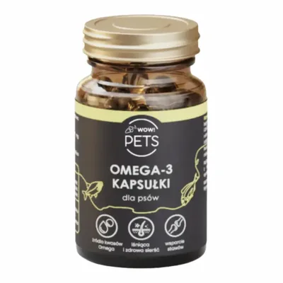 Wow!Pets Olej omega 3 kapsułki 60 sztuk