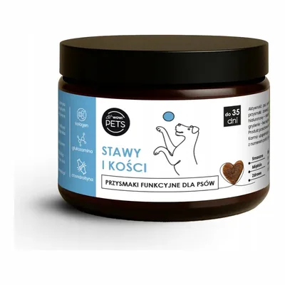 Wow!Pets Przysmaki suplementacyjne dla psa stawy i kości 100g