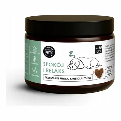 Wow!Pets Przysmaki suplementacyjne dla psa relaksujące 100g