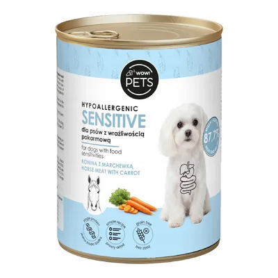 Wow!Pets Karma Mokra Dla Psów Konina Hypoallergenic/sensitive 400g