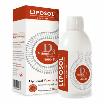 Liposomalna Witamina D 3 Z Lanoliny 4000 IU 250ml