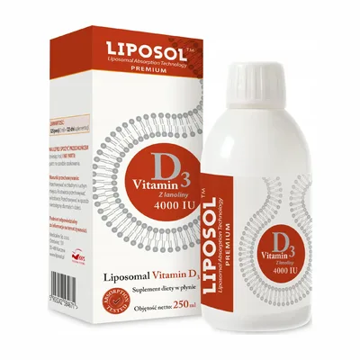 Liposomalna Witamina D 3 Z Lanoliny 4000 IU 250ml