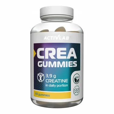 Activlab Crea Gummies Cytrynowo-Limonkowy Bez Cukru 60 Żelek