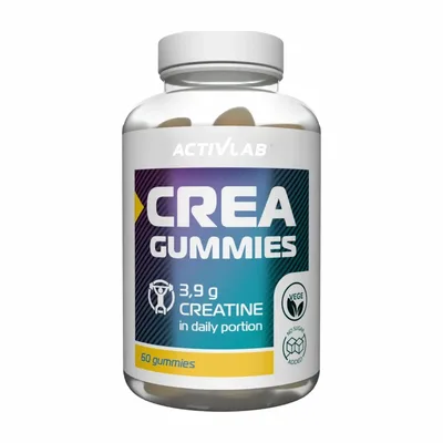 Activlab Crea Gummies Cytrynowo-Limonkowy Bez Cukru 60 Żelek