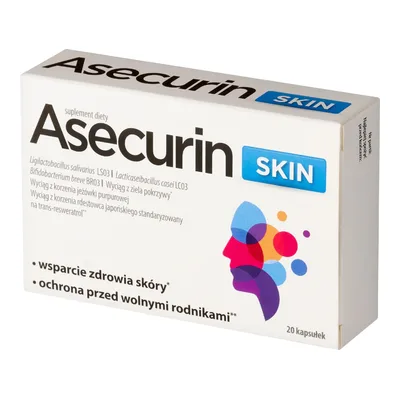 Asecurin Skin Aflofarm 20 Kapsułek