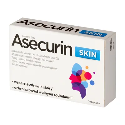 Asecurin Skin Aflofarm 20 Kapsułek