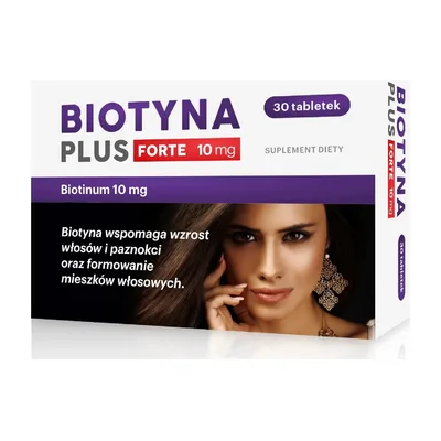 Biotyna Plus Forte 10mg 30 Tabletek
