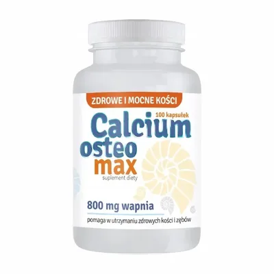 Calcium Osteo Max Wapń ALG Pharma 100 Kapsułek