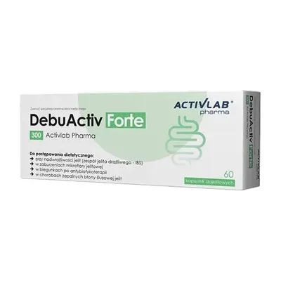 DebuActiv Forte 300 Maślan Sodu 60 Kapsułek