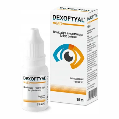 Dexoftyal MD Krople Do Oczu Nawilżające I Regenerujące 15ml