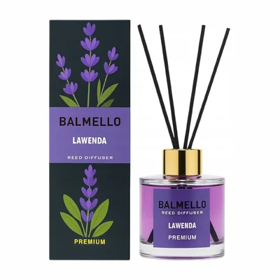 Dyfuzor Zapachowy BALMELLO Lawenda Z Patyczkami 120ml