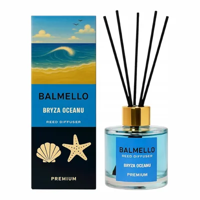 Dyfuzor Zapachowy Z Patyczkami Balmello Bryza Oceanu 120ml