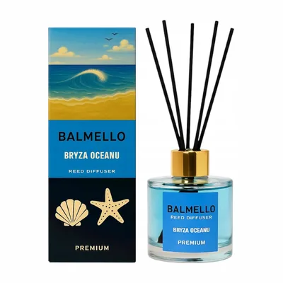Dyfuzor Zapachowy Z Patyczkami Balmello Bryza Oceanu 120ml