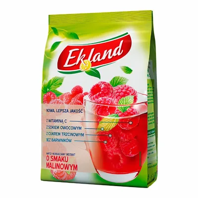 Ekland Napój Herbaciany Instant Malinowy 300g