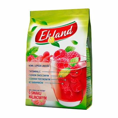 Ekland Napój Herbaciany Instant Malinowy 300g