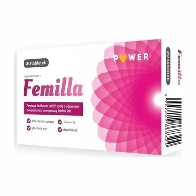 Femilla Uderzenia Gorąca, Niepkój, Pocenie Się 30 tabletek