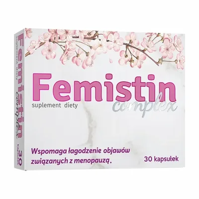 Femistin Complex Dla Kobiet Łagodzenie Objawów menopauzy ALG 30 Kapsułek