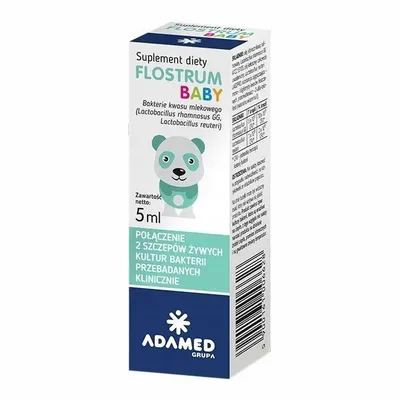Flostrum Baby Probiotyk Dla Dzieci Krople Adamed 5ml