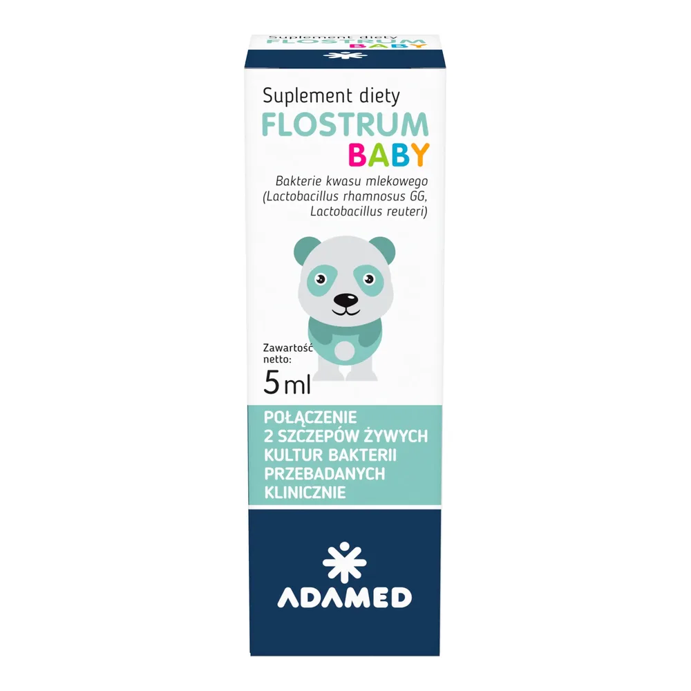 Flostrum Baby Probiotyk Dla Dzieci Krople Adamed 5ml