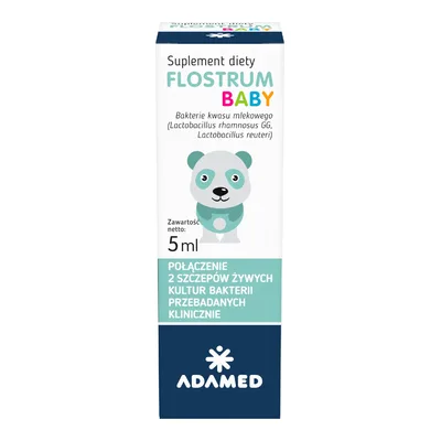 Flostrum Baby Probiotyk Dla Dzieci Krople Adamed 5ml