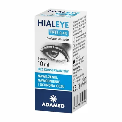 Hialeye Free 0,4% Nawilżające Krople Do Oczu 10ml
