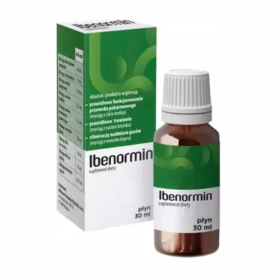 Ibenormin Prawidłowe Funkcjonowanie Układu Pokarmowego I Trawienie 30ml