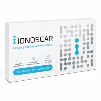 Ionoscar Plaster Na Blizny Jonoforetyczny 10 x 20cm 2 Sztuki