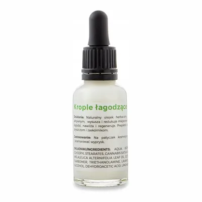 Krople Łagodzące Trądzik Antybakteryjne India Cosmetics 30ml