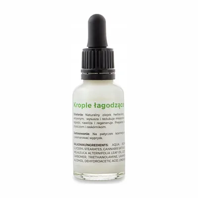 Krople Łagodzące Trądzik Antybakteryjne India Cosmetics 30ml