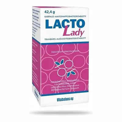 LactoLady Żurawina + Probiotyk Vitabalans 30 Tabletek