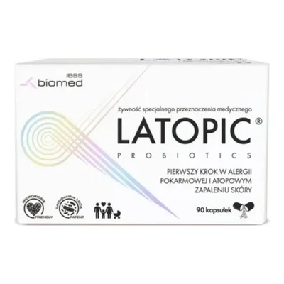 Latopic Probiotics Z Witaminą 90 Kapsułek