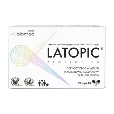 Latopic Probiotics Z Witaminą 90 Kapsułek