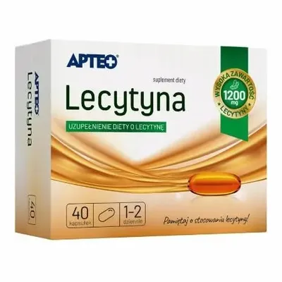 Lecytyna 1200mg Synoptis Pharma 40 Kapsułek