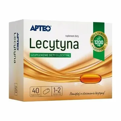 Lecytyna 1200mg Synoptis Pharma 40 Kapsułek