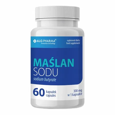 Maślan Sodu Wsparcie Jelit ALG Pharma 60 Kapsułek