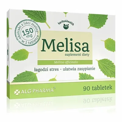 Melisa Relaks Odprężenie Sen ALG Pharma 90 Tabletek