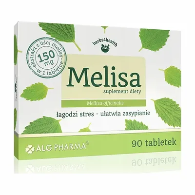 Melisa Relaks Odprężenie Sen ALG Pharma 90 Tabletek