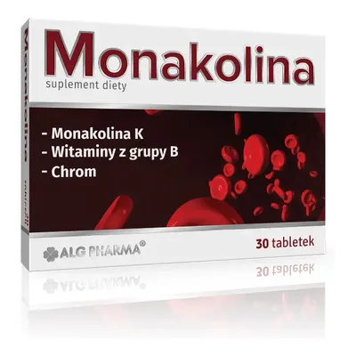 Monakolina 10mg Witaminy Z Grupy B Chrom 30 Tabletek