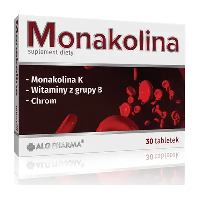 Monakolina 10mg Witaminy Z Grupy B Chrom 30 Tabletek