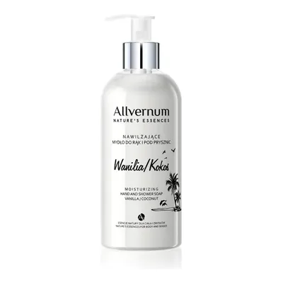 Mydło Do Rąk I Ciała Nawilżające Allverne Wanilia Kokos 300ml