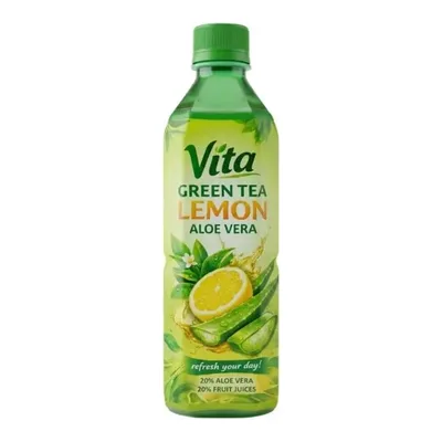 Napój Herbaciany Vita Aloe z Miąższem Aloesu O Smaku Cytrynowym 500ml