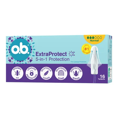 O.B. ExtraProtect Normal Tampony 16 Sztuk