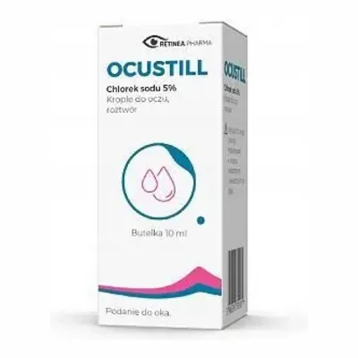 Ocustill Krople Do Oczu Chlorek Sodu 5% 10ml