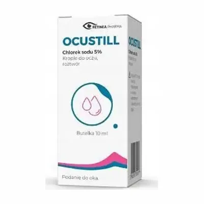 Ocustill Krople Do Oczu Chlorek Sodu 5% 10ml
